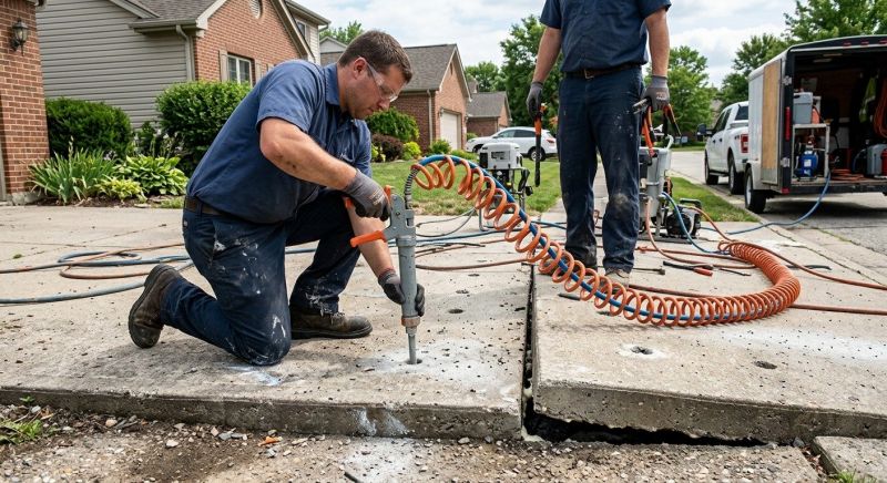 Sunken Driveway Lifting in Miami Dade County, FL