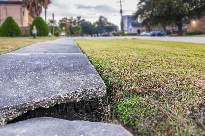 Sunken Sidewalk Repair in West Des Moines, IA