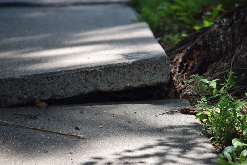 Sunken Sidewalk Repair in West Des Moines, IA