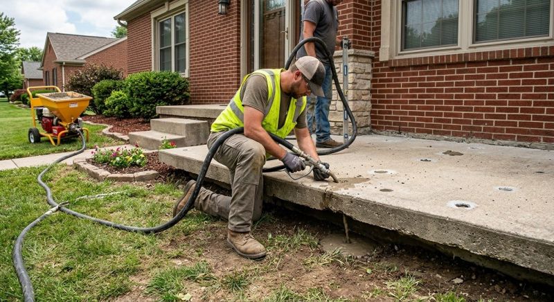 Sunken Sidewalk Repair in Columbus, OH