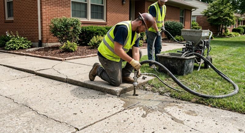Concrete Mudjacking in Columbus, OH