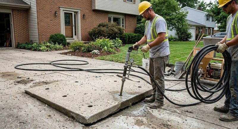 Slab Mudjacking in Columbus, OH
